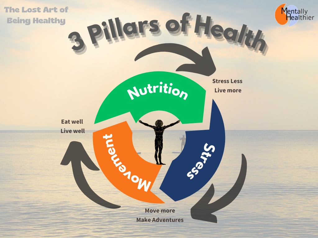 Mentally Healthier 3 Pilars of health