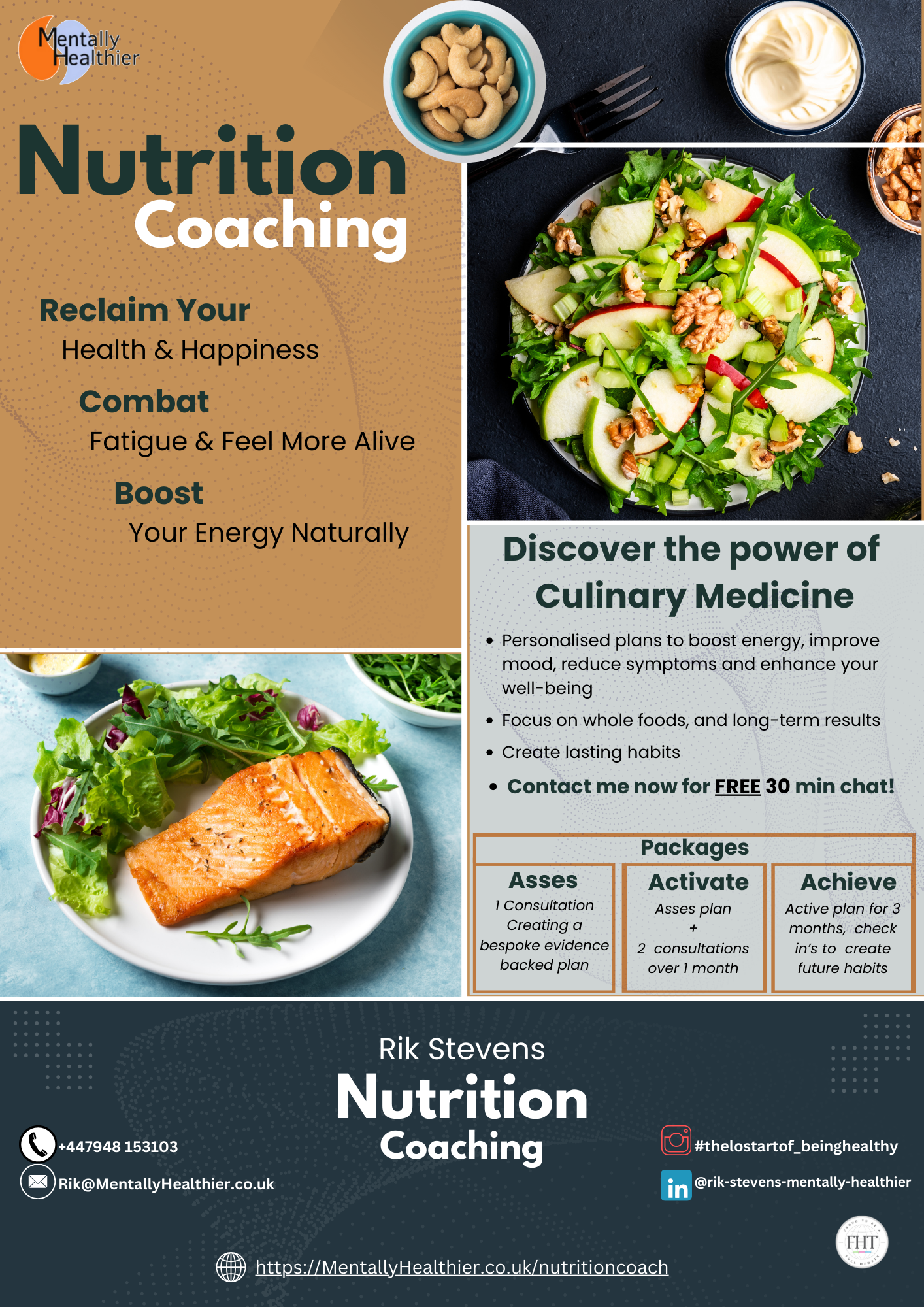 Mentally Healthier<br />
Nutrition Coaching